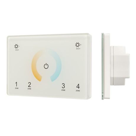 Панель Sens SMART-P81-MIX White (230V, 4 зоны, 2.4G) (Arlight, IP20 Пластик, 5 лет) | 028400 Arlight