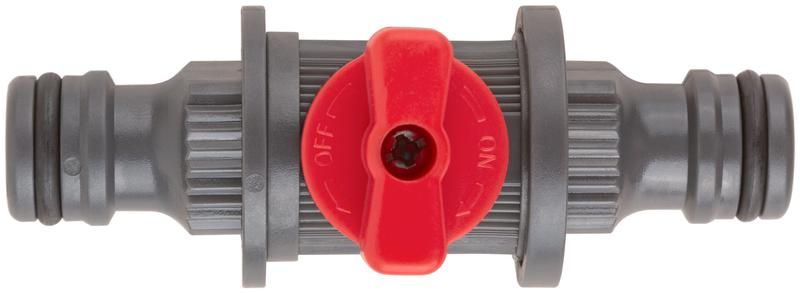 Переходник пластиковый с запорным клапаном (быстросъемное соединение) КУРС 76426