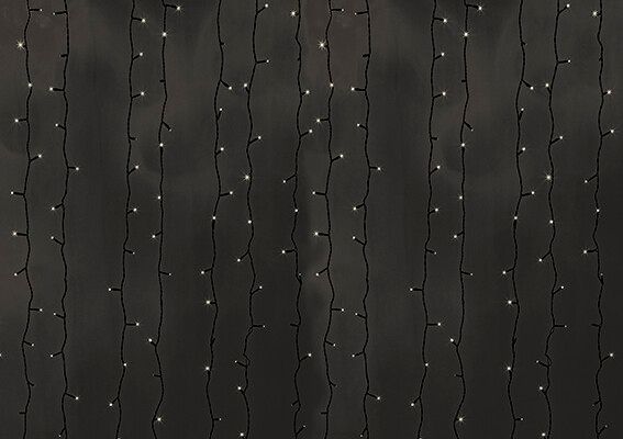 Гирлянда профессиональная Светодиодный Дождь 2х6м постоянное свечение прозрачный провод 220В тепло-белый - 235-176 NEON-NIGHT