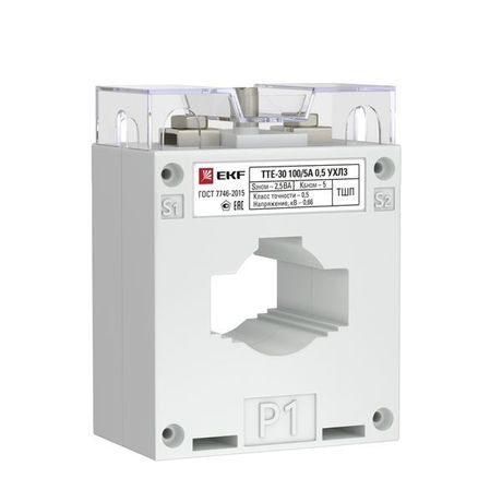 Трансформатор тока ТТЕ-30 mini 100/5А 0,5 EKF арт. tte-30M-100