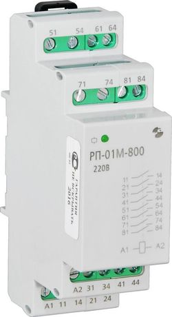 Реле промежуточное РП-01М-800 220В 50Гц/пост. и Автоматика A8223-80108936