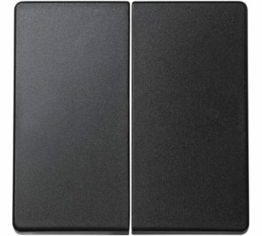 Клавиша двойная для мех. 73398-39 Simon73 Loft графит 73026-62