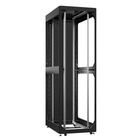 Шкаф серверный 42U 800х1200 передняя дверь: без. задняя двустворчатая глухой металл IP51. боковые панели: цвет: черный RAL9005 - EX 8242.9050 SYSMATRIX
