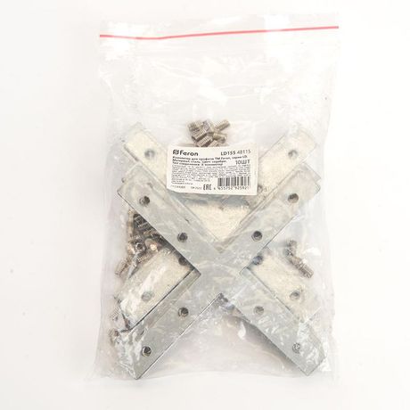 Соединитель X для профилей CAB, LD155 FERON | 48115