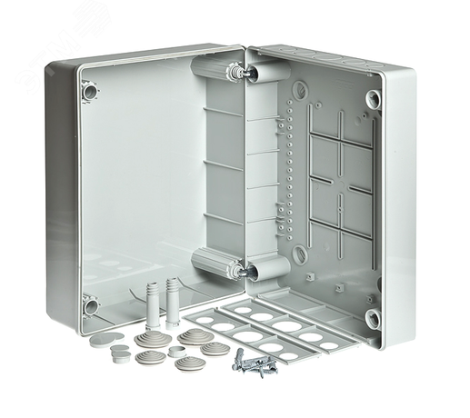Коробка распределительная ОП 370х275х135мм IP55 монтаж. пластина Ruvinil 69000 TYCO
