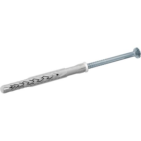 Дюбель фасадный с шурупом 10х80 SXRL T потайной бортик, нейлон, потайная головка (50шт) - 522698 Fisher