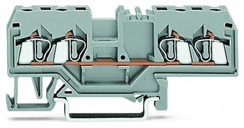 Клемма проходная 4х(0.08-2.5кв.мм) оранж. WAGO 280-603