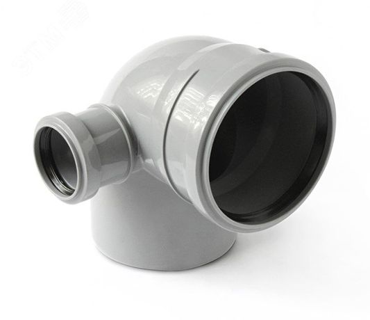 Отвод с выходом левый (полипропилен) 110x50/45град. - 10010545L PRO AQUA