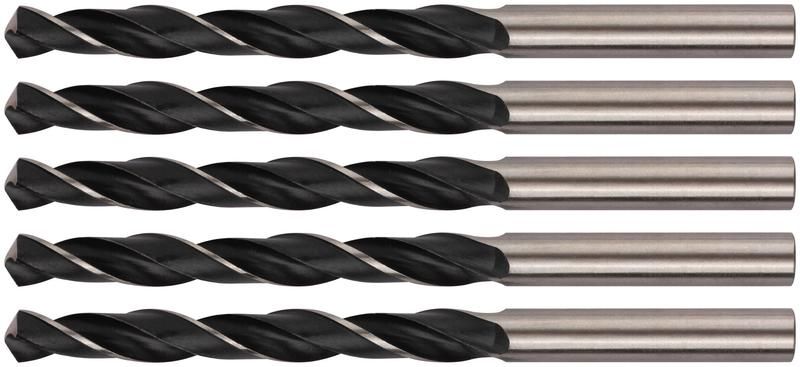Сверло по металлу HSS черненые 8.0х117мм (уп.5шт) FIT 33580 РОС