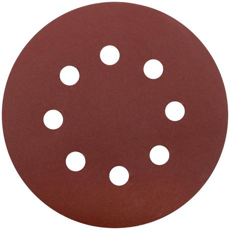 Круг шлифовальный с отверстиями (липучка) 125мм Р 320 алюм./оксидные (уп.5шт) КУРС 39790