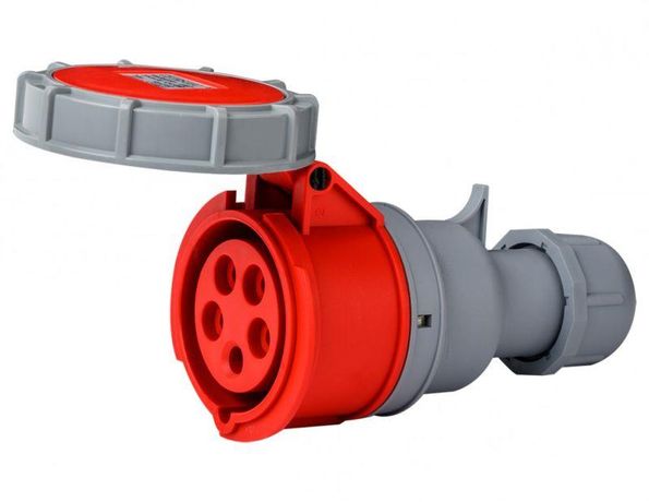 Розетка переносная 3Р+РЕ+N 32А 380В IP67 РП-103 DEKraft 26145DEK APC