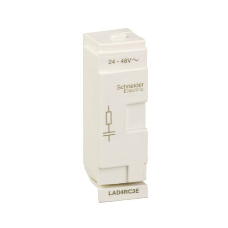 МОДУЛЬ ОГРАНИЧЕНИЯ КОММУТАЦИОННЫХ ПЕРЕНАПРЯЖЕНИЙ RC 24…48В D40A ДО D65A EVERLINK | LAD4RC3E Schneider Electric APC