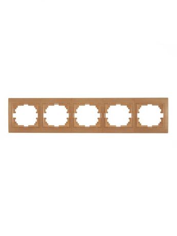 Рамка 5-м Mira горизонт. ясень LEZARD 701-4700-150