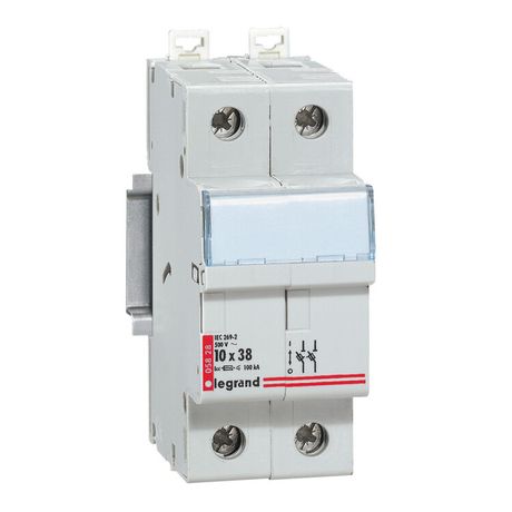 Держатель плавких вставок 2П 10х38 500В | 005828 Legrand