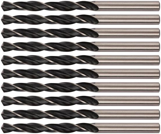 Сверло по металлу HSS черненые 6.0х93мм (уп.10шт) FIT 33560 РОС