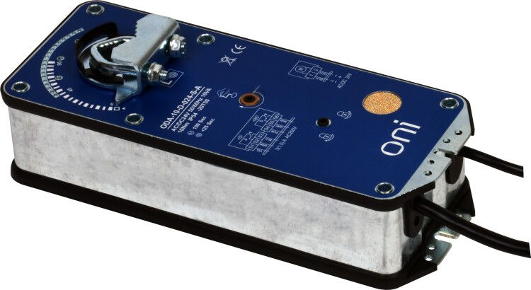 Привод заслонки 10Нм 230В AC 2 позиционный с возвратной пружиной дополнительным переключателем ONI - ODA-10-D-230-S-A IEK