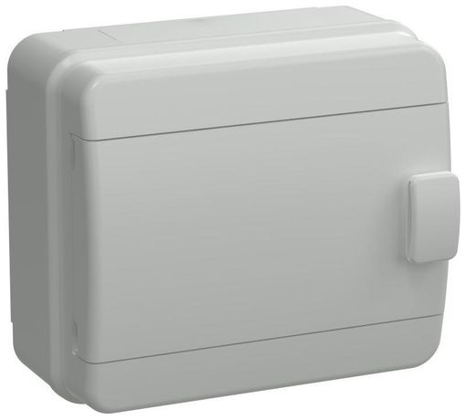 Корпус пластиковый навесной на 8 модулей КМПн-8 IP65 серый непрозрачная дверь TEKFOR | TF5-KP73-N-08-65-K03-K03 IEK