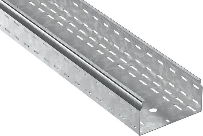 Лоток листовой перфорир. 100х200 L2500 сталь 1.5мм HDZ ESCA 7 IEK CLP10-100-200-150-D25-HDZ