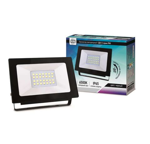Прожектор светодиодный СДО-5-20 серии PRO 20Вт 230В 6500К 1900Лм IP65 LLT - 4690612005362 ASD