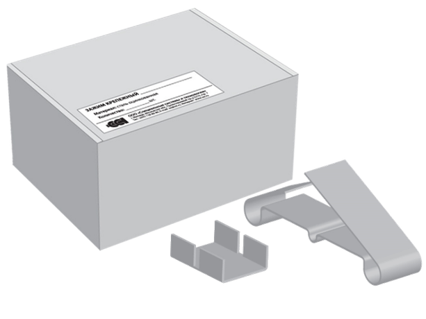 Зажим крепежный БРН.2-100 Ц (упак. 30шт.) | 43059036000461_Гамма ССТ 100035685200