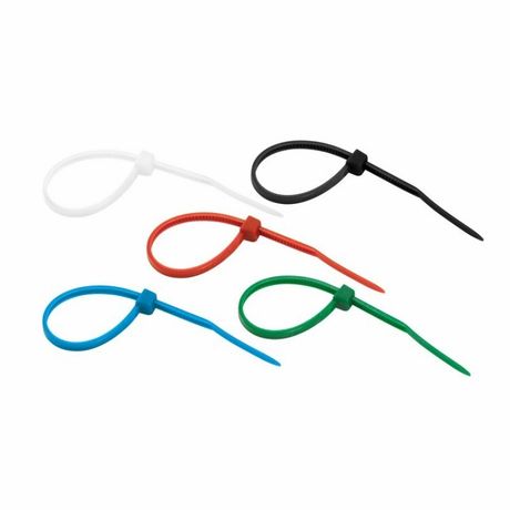 Хомут кабельный 2.5х80 нейл. разноцвет. (уп.25шт) Rexant 07-0088-25 MEET