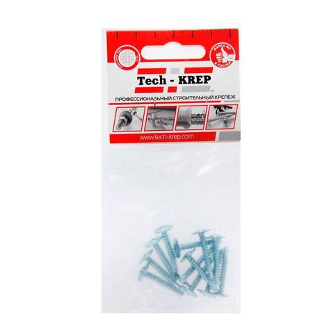Саморез усиленный для тонкого метал. листа со сверлом 4.2х25 (пакет) (уп.12шт) Tech-Krep PRO/Zitar 102400