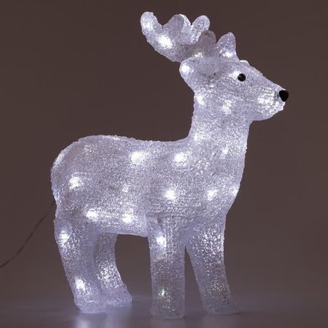 Фигура светодиодная акриловая Олень, 50 диодов, 10 мерцающих ENIOF - 15 , 31*13*37 см, IP20 | Б0051953 ЭРА