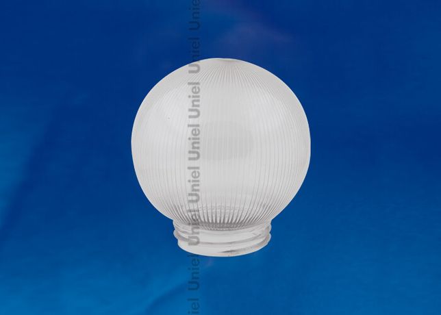 Рассеиватель UFP-P150A CLEAR призматический (с насечками) в форме шара для садово-парковых светильников. Диаметр - 150мм. Тип соединения с крепежным элементом резьбовой. Материал САН-пластик. Цвет прозрачный. Упаковка 16 шт. групповой 8085 Uniel