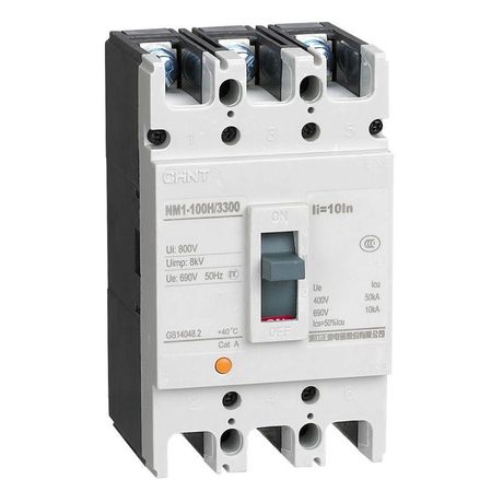 Выключатель автоматический 3п 125А 25кА NM1-125S CHINT 126382