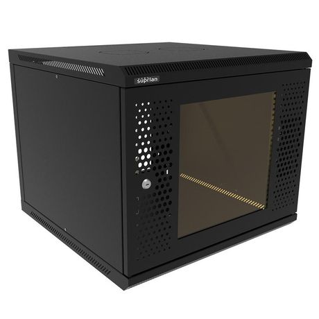 Шкаф телекоммуникационный настенный ТВС-9U-600-600-С+П-9005 SUPRLAN 05-2099-B Net.on