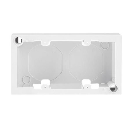 Короб накладной для лицевых панелей 80х150 под 4 модуля 45х22,5 Mosaic | 03-0127 REXANT MEET