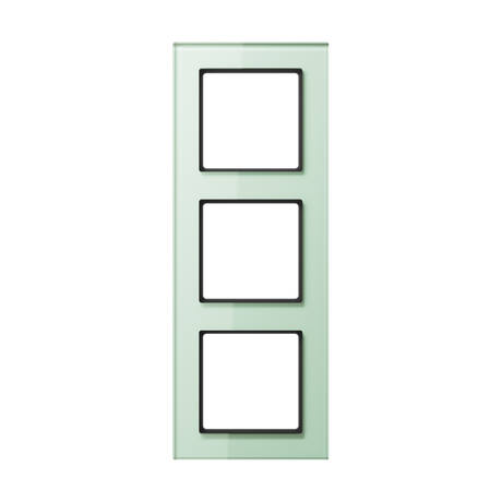 Рамка 3-я для горизонтальной/вертикальной установки Серия- ACreation Материал- стекло Цвет- матовый белый - AC583GLWMT JUNG