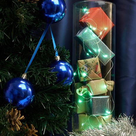 Светодиодная гирлянда CL570 линейная зеленый 2м + 0.5м с питанием от батареек | 32366 Feron