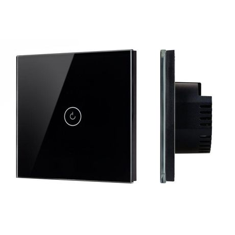 Выключатель сенсорный SWT-OMALI-S01-ZB-BK (250V, 10A, Zigbee) (Arlight, Стекло) | 050033 Arlight