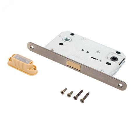 Защёлка магнитная АЛЛЮР АРТ 5300-MC-WC AB ст.бронза с фиксатором - 14895 ПТК