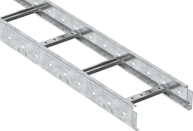 Лоток лестничный 100х600 L6000 сталь 1.5мм HDZ LESTA IEK CLM40-100-600-6-150-HDZ