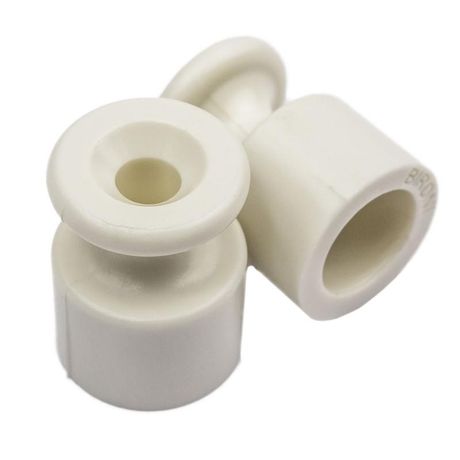 Изолятор для наружного монтажа, пластик, цвет слоновая кость (10 шт/уп) - B1-551-211-10 BIRONI