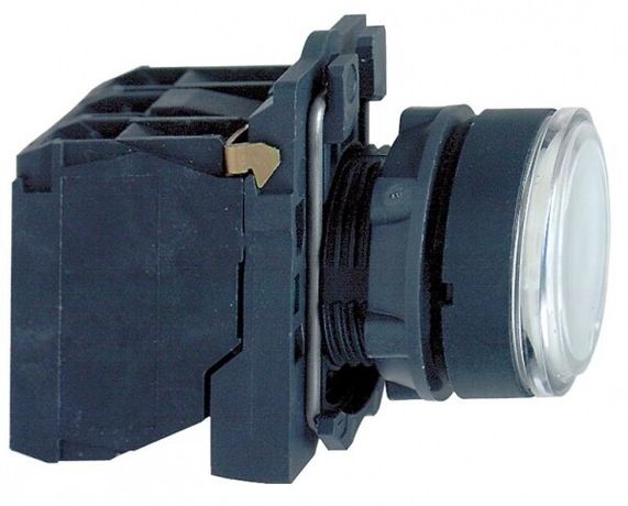 КНОПКА 22ММ ДО 250В БЕЛАЯ С ПОДСВЕТКОЙ | XB5AW3165 Schneider Electric