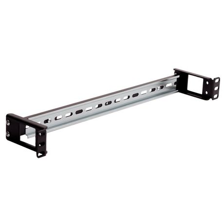 DIN-рейка 1U с регулируемой глубиной установки цвет черный RAL 9005 - DP 0001.9000 SYSMATRIX