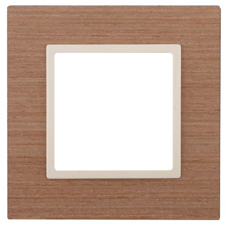 Рамка для розеток и выключателей ясень дерево ЭРА Elegance 14-5301-07 - Б0034566