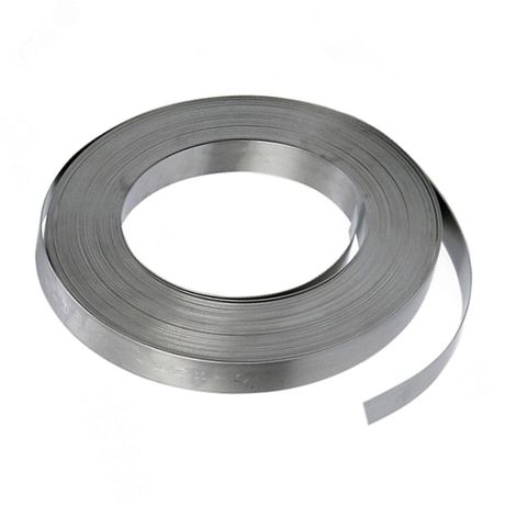 Лента монтажная прямая ЛМ 20*0,7 нерж.сталь AISI 201 (25 м.) - PR08.3478 Строитель