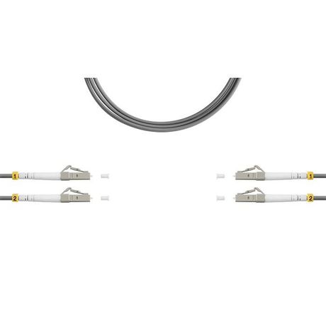 Патч-корд ВО MM(OM1), LC/UPC-LC/UPC, 3.0мм, duplex, LSZH, 1м | 09-12106 SUPRLAN Net.on