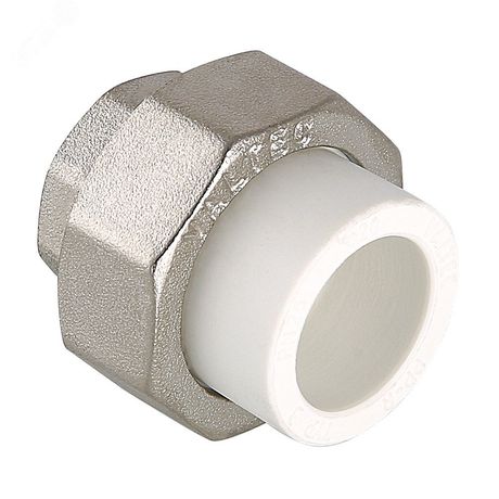 Муфта разъемная 20x1/2' ВР полипропиленовая PPR американка, белая - PV7622004 VALTEC VTp.762.0.02004