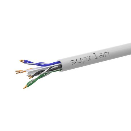 Кабель витая пара U/UTP кат.6 4х2х23AWG solid Cu LSZH нг(А)-HF Indoor Six (уп.305м) SUPRLAN 01-1030-1 Net.on