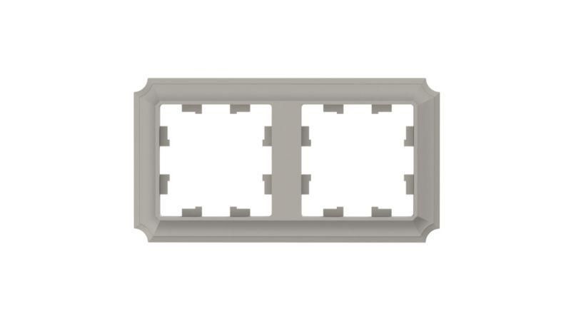 Рамка 2-пост. AtlasDesign Antique универс. шампань SE ATN100502 APC