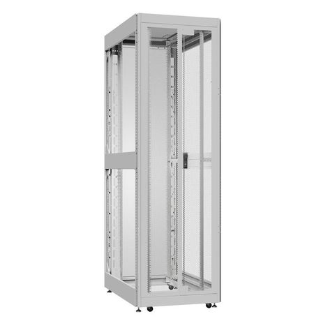 Шкаф серверный 42U 800х1200 передняя дверь: двустворчатая перфорированная IP20. задняя одностворчатая глухой металл IP51. боковые панели: без. цвет: серый RAL7035 - EX 8242.7420 SYSMATRIX