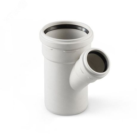 Тройник для бесшумной канализации 200x160 мм 45 град. - STPL2020016045 PRO AQUA
