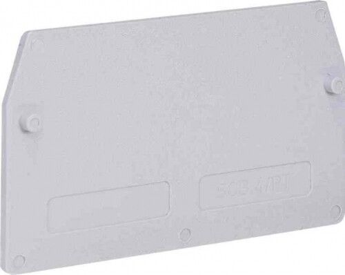 Изолятор торцевой SCB/4/PT/GR серый для SCB.5 - ZSB301GR ДКС