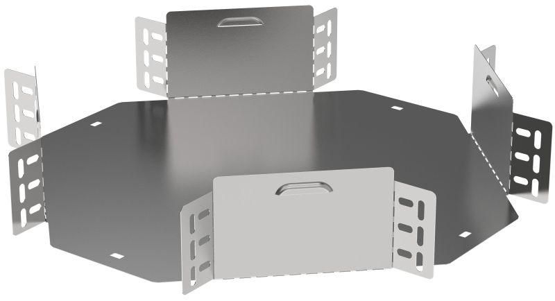 Ответвитель для лотка 100х200 0.6мм ESCA 3 IEK ES3-KR-100-200-06