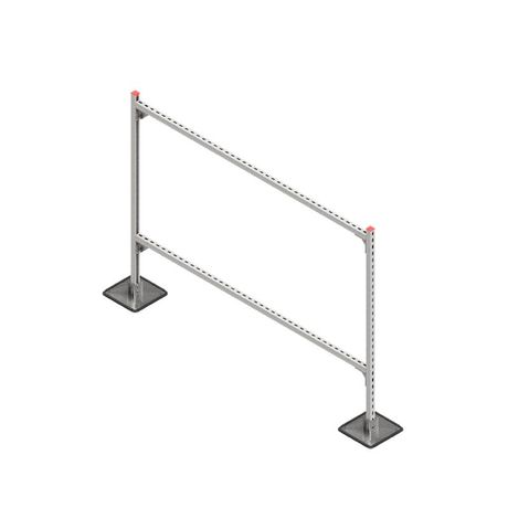 Конструкция опорная для горизонт. прямоугольн. воздуховодов и метал. лотков кабеленесущих систем TECHNORAPTOR STEELFOOT 2000х1500 КМ TR0178 КМ-Профиль